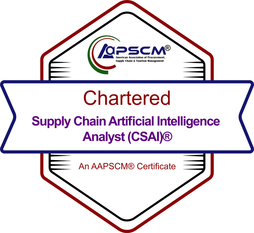 Chartered Supply Chain Artificial Intelligence Professional (CSAI)® badge