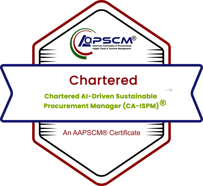 Chartered AI-Driven Sustainable Procurement Manager (CAI-SPM)® badge
