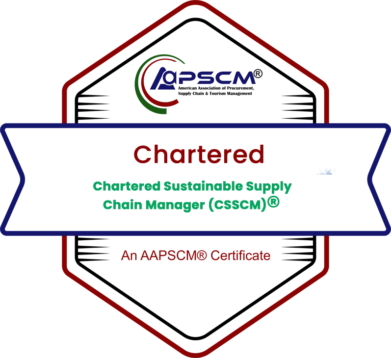 Chartered Sustainable Supply Chain Manager (CSSCM)® badge