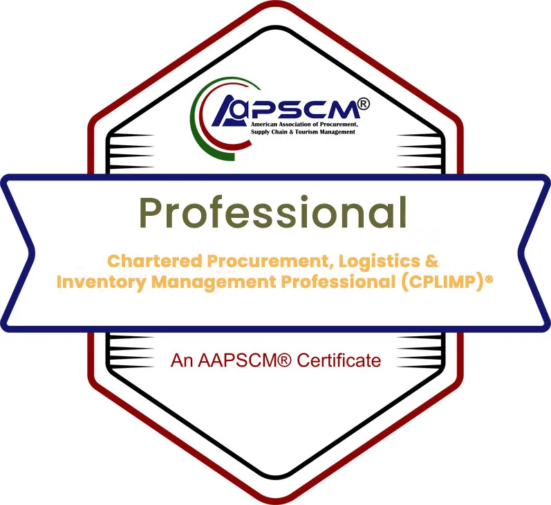 Chartered Procurement, Logistics & Inventory Management Professional (CPLIMP)® badge