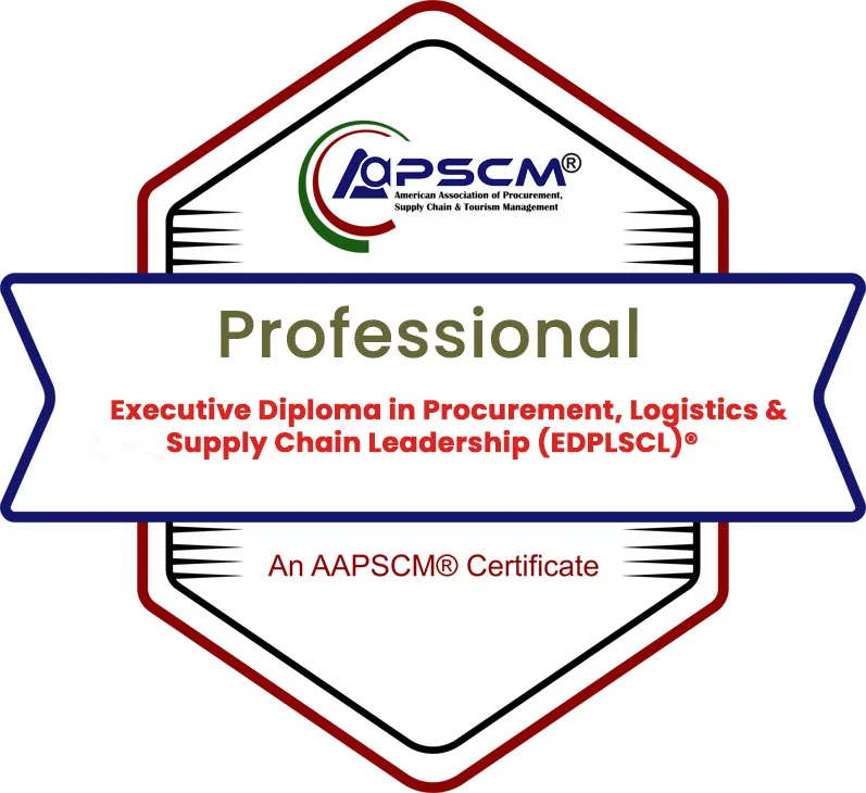 Executive Diploma in Procurement, Logistics & Supply Chain Leadership (EDPLSCL)® badge