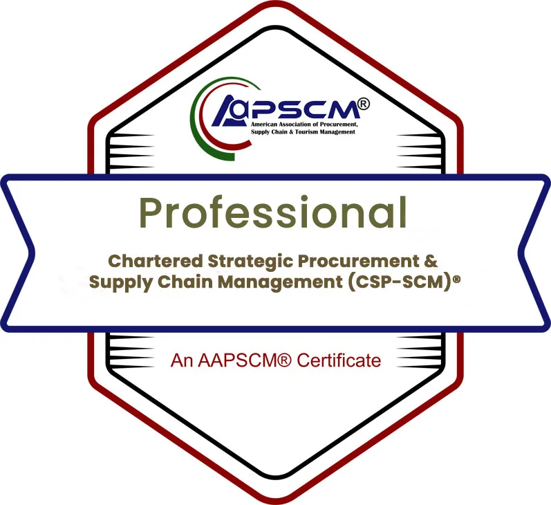 Combined Procurement, Logistics, and Supply Chain Certifications digital badge