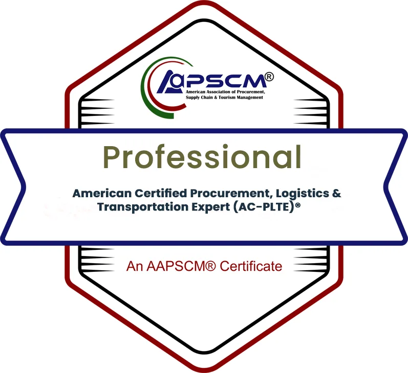 Combined Procurement, Logistics, and Supply Chain Certifications digital badge