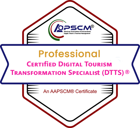 Certified Digital Tourism Transformation Specialist (DTTS)® badge