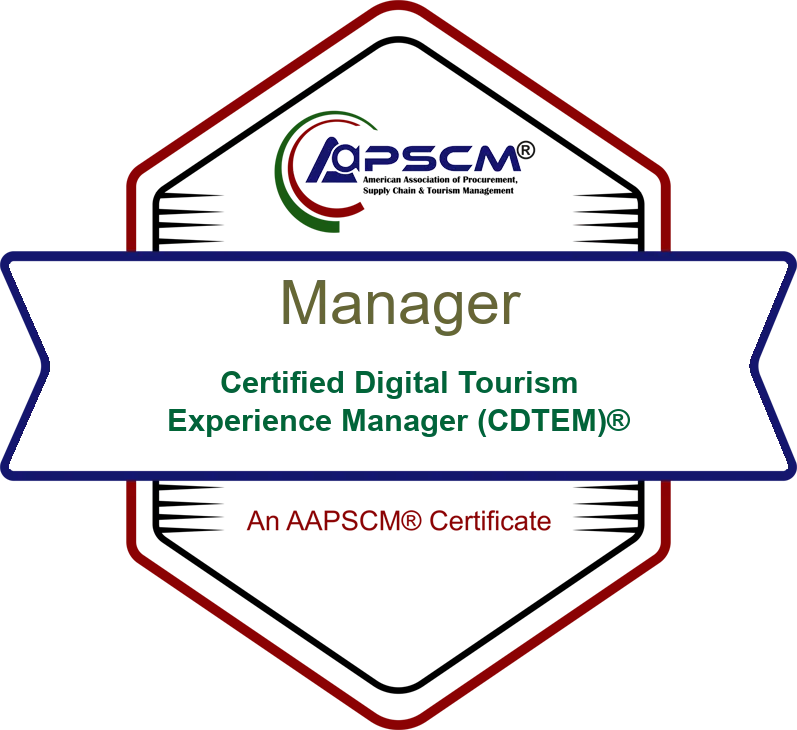 Certified Digital Tourism Experience Manager (CDTEM)® badge