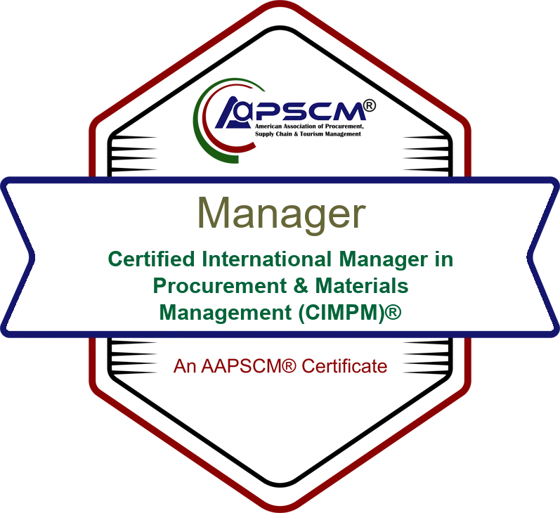 Certified International Manager in Procurement & Materials Management (CIMPM)® badge